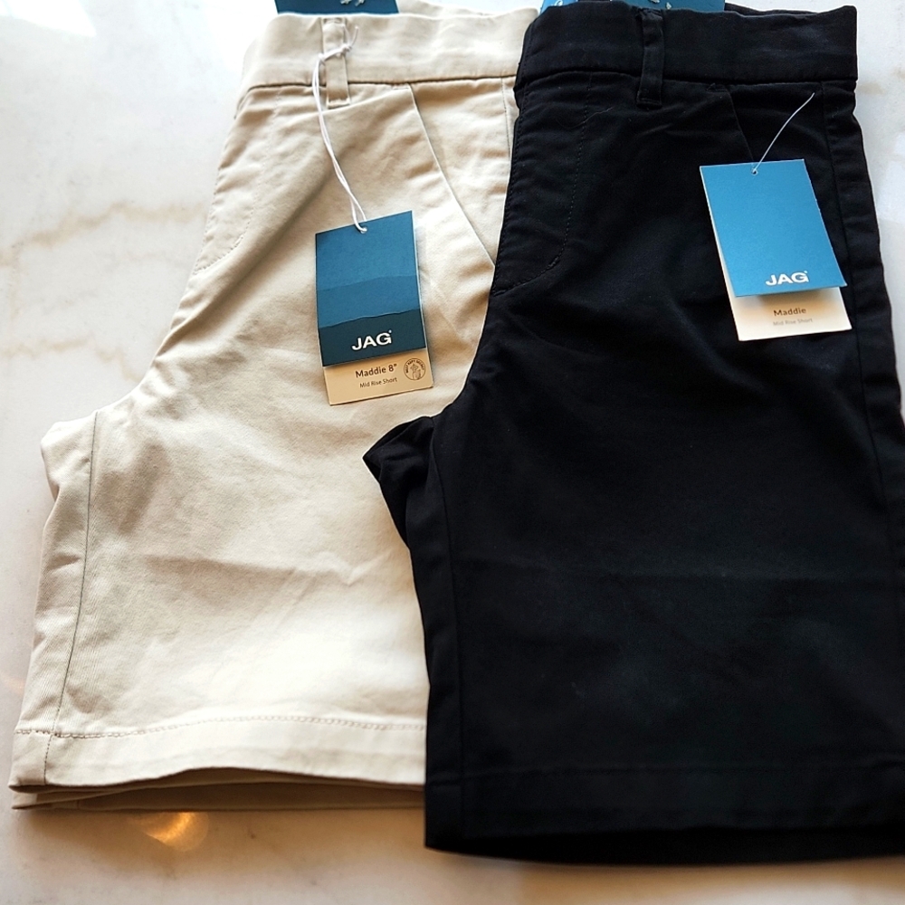 Jag Jeans Maddie Shorts, Size 0, BNWT
